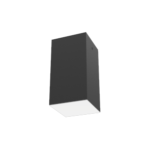 Светодиодный светильник VARTON DL-Box накладной 12 Вт 4000 К 90x90x170 мм RAL9005 черный муар с рассеивателем опал DALI
